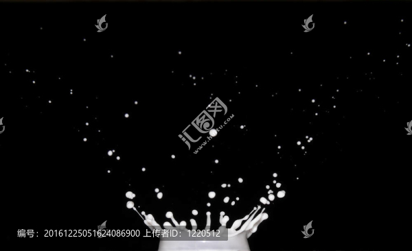 牛奶濺