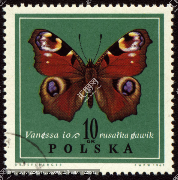 郵票上的Butterfly,Vanessa
