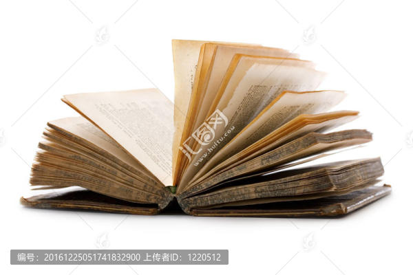 白色背景下的書