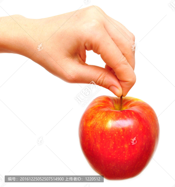 多汁的紅蘋果