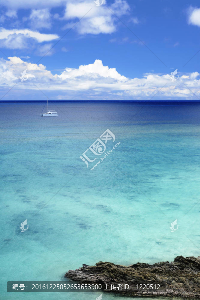 沖繩美麗的海景