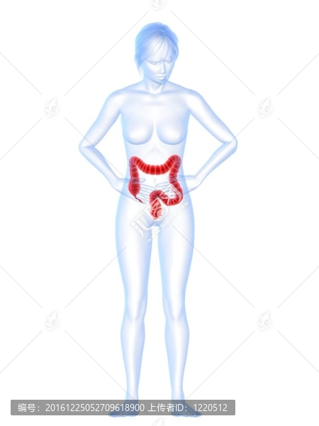 腹痛的插圖