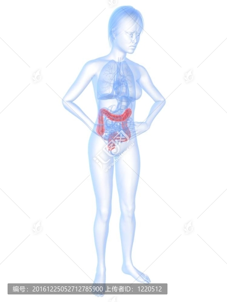 腹痛的插圖