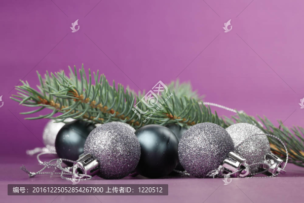 銀色圣誕飾品