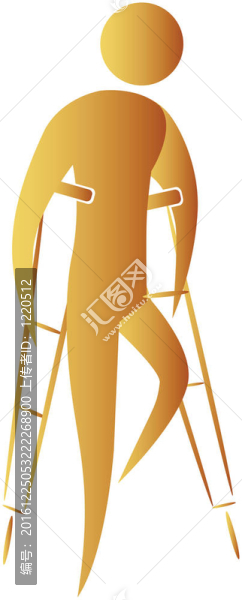 拐杖行走