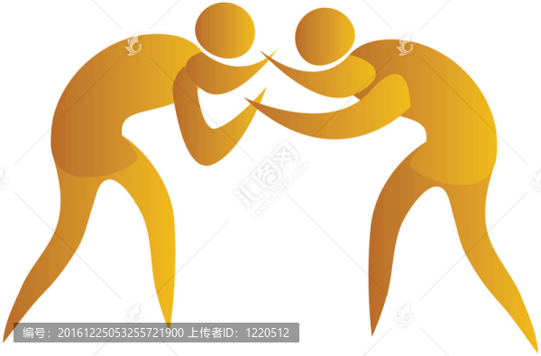 兩個(gè)人互相角力