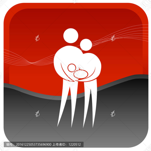 抱著嬰兒的人類(lèi)夫婦