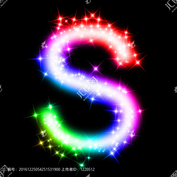 彩色字母字母