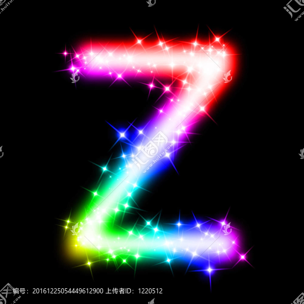 彩色字母字母