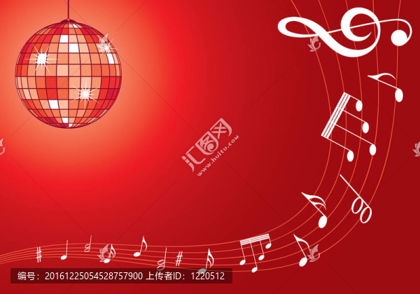 背景音樂和迪斯科舞廳球