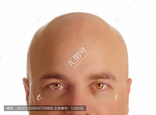 中年禿頭男人