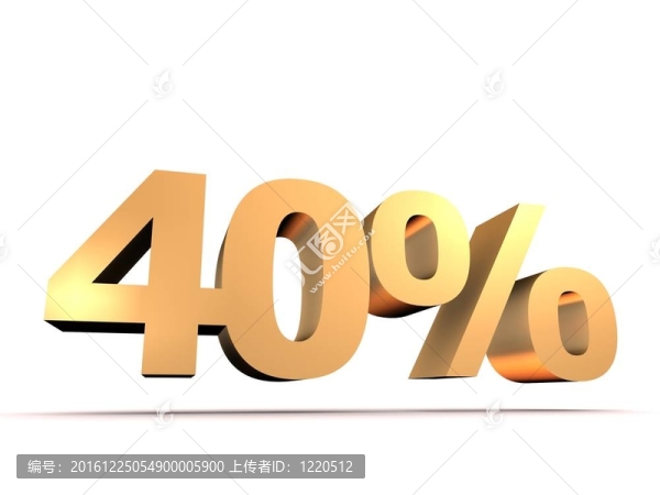 40%