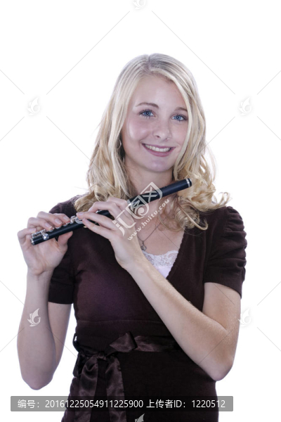 短笛手少女白