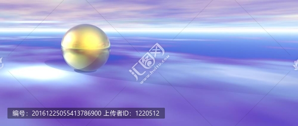 抽象-金球