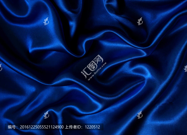光滑優(yōu)雅的藍色絲綢