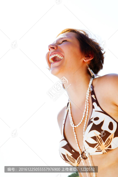 海灘上的女人