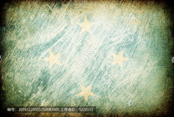 油漬擦背景旗系列。密克羅尼西亞。