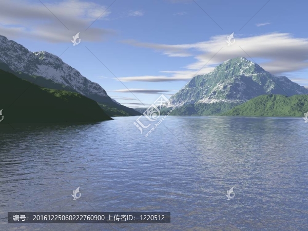 計算機生成山地場景