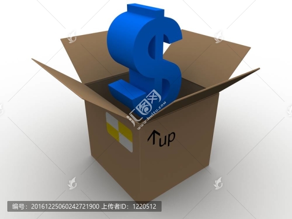盒子里的美元