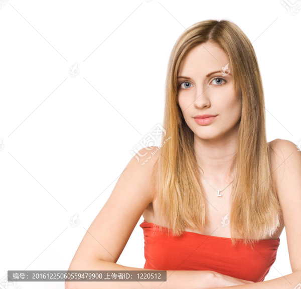 自信金發(fā)美女。