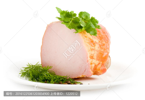 美味的熏肉和蒔蘿