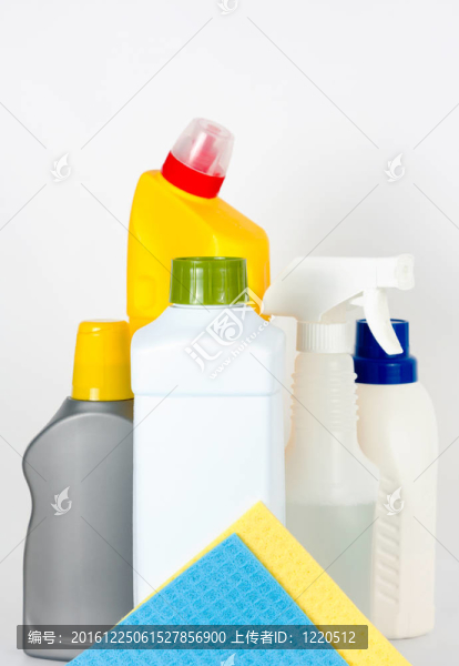 清潔用品和布料