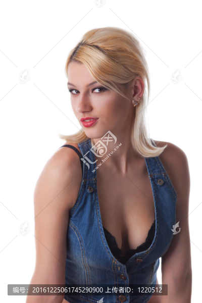 美女金發(fā)美女性感肖像
