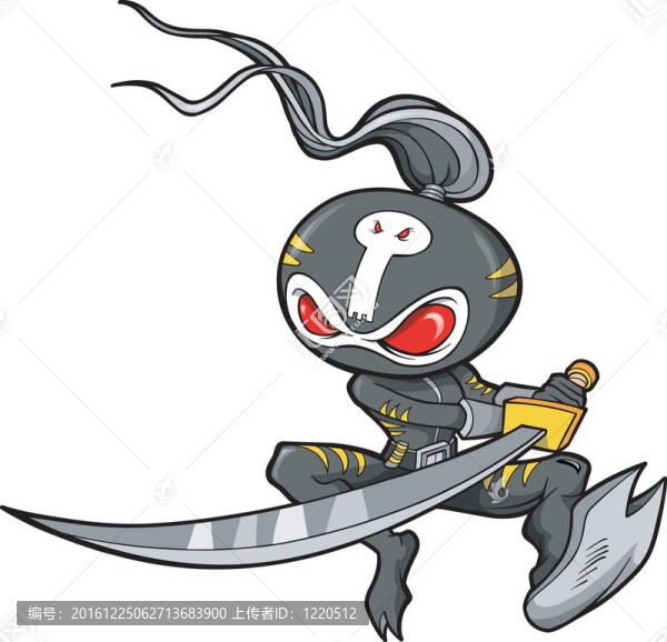忍者的插圖