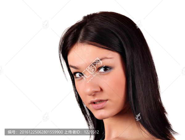 美麗的女孩畫像