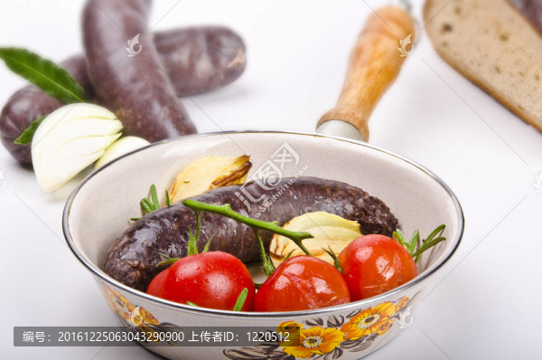 krupniok傳統(tǒng)血香腸在波蘭美食