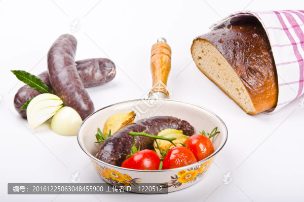 krupniok傳統(tǒng)血香腸在波蘭美食