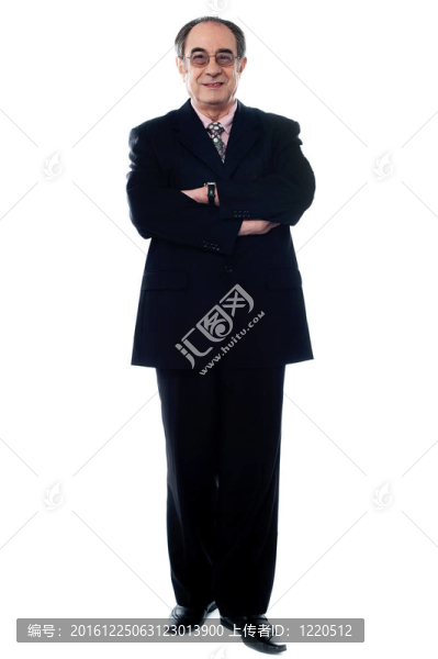 黑西裝成功商人