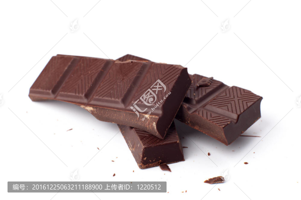 巧克力碎片堆