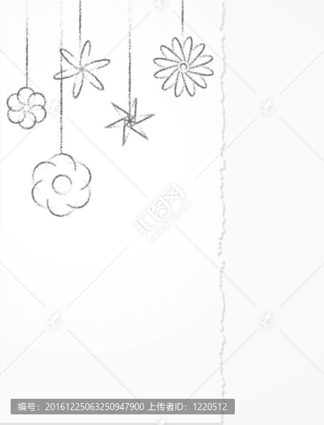 紙上的花