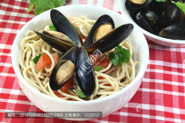 意大利面貽貝