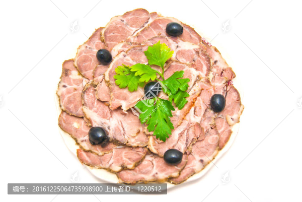 盤子上的肉