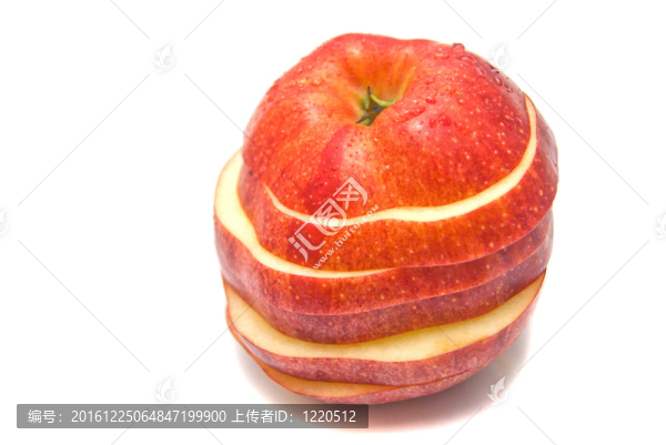 鮮紅蘋果片