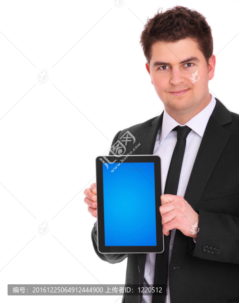 英俊的商人