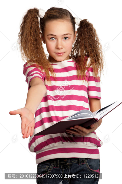 女孩的書