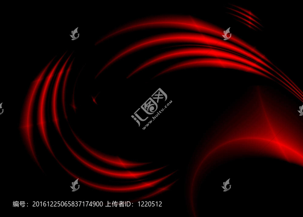 抽象的彩色波浪和寬廣的圖案