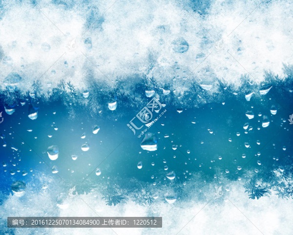 白色雪花的冬季背景