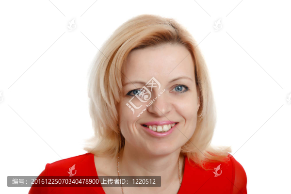 微笑的女人肖像
