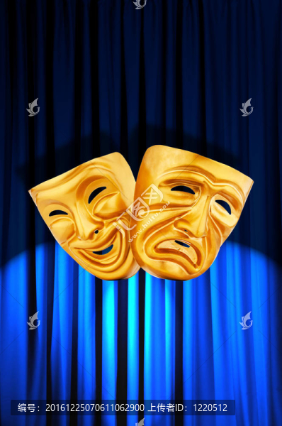 帶面具的戲劇表演概念