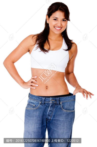 穿寬松衣服的女人