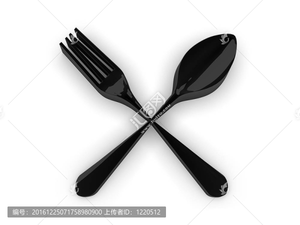 Black,Spoon和Fork