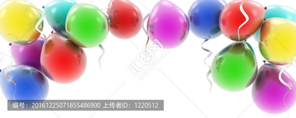 彩色氣球作為背景