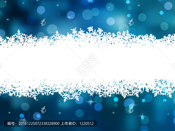 藍(lán)色背景與雪花。EPS,8