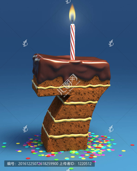 七號(hào)生日蛋糕