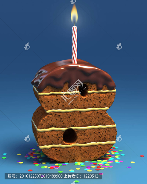 八號生日蛋糕