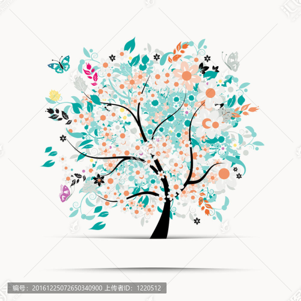 花樹禮品卡設(shè)計